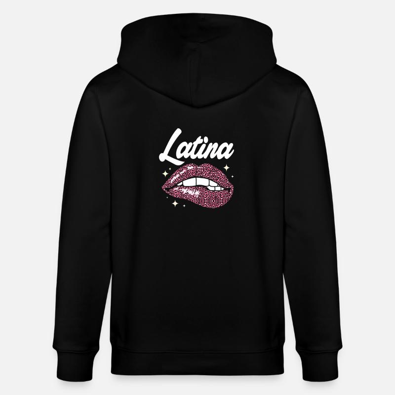 Latina Mutter - Stanley/Stella Unisex Bio-Kapuzenjacke CULTIVATOR - Schwarz