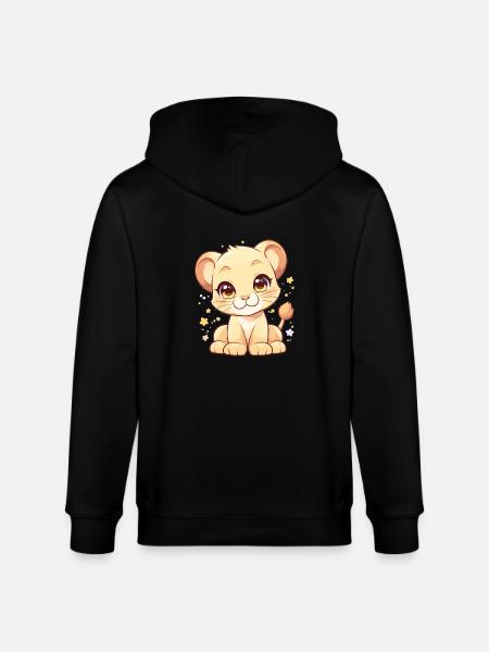 Lioness Lionesses Lioness - Stanley/Stella CULTIVATOR  Unisex Organic Hooded Jacket - black