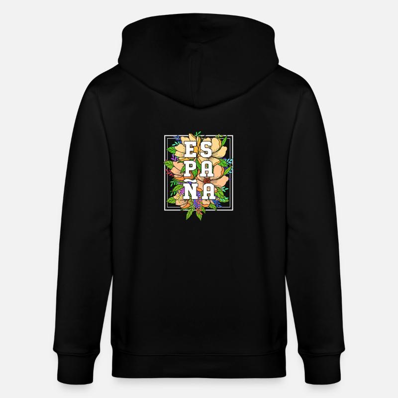 Spanien Spanisch - Stanley/Stella Unisex Bio-Kapuzenjacke CULTIVATOR - Schwarz