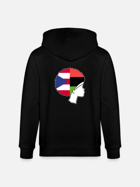 Afro Latina - Stanley/Stella CULTIVATOR Unisex Organic Hooded Jacket - black