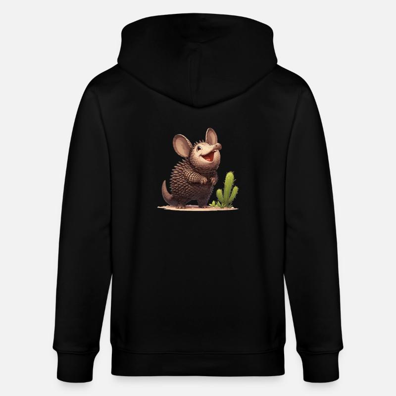Armadillo Gürteltiere Gürteltier - Veste à capuche bio CULTIVATOR Stanley/Stella Unisexe - noir