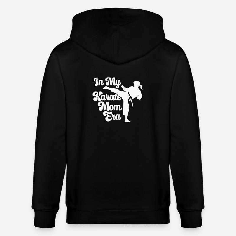 Karate Karatekämpfer Kampfkunst - Stanley/Stella Unisex Bio-Kapuzenjacke CULTIVATOR  - Schwarz