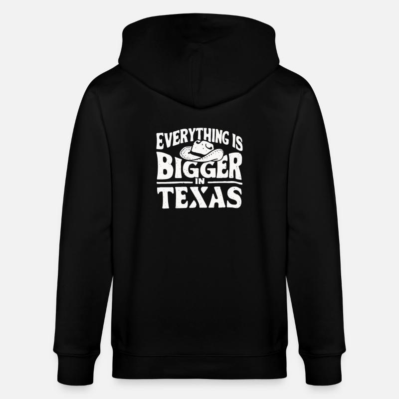 État du Texas Texans Texas - Veste à capuche bio CULTIVATOR Stanley/Stella Unisexe - noir