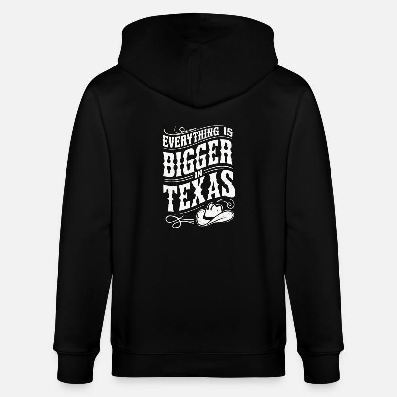 État du Texas Texans Texas - Veste à capuche bio CULTIVATOR Stanley/Stella Unisexe - noir