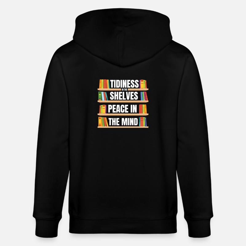 Bibliotheksassistent - Stanley/Stella Unisex Bio-Kapuzenjacke CULTIVATOR  - Schwarz
