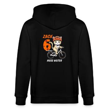 LE VÉLO DE CHAT DOIT CONTINUER ZACK SIX - Veste à capuche bio CULTIVATOR Stanley/Stella Unisexe - noir - Dos - Anna (173cm)