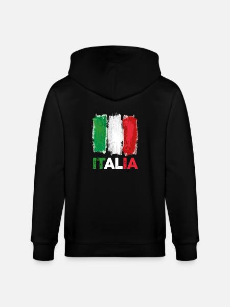 Italia Italian Italian Italy - Stanley/Stella CULTIVATOR Unisex Organic Hooded Jacket - black