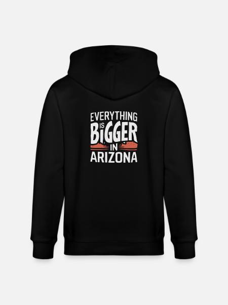 Arizona, USA, America - Stanley/Stella CULTIVATOR Unisex Organic Hooded Jacket - black