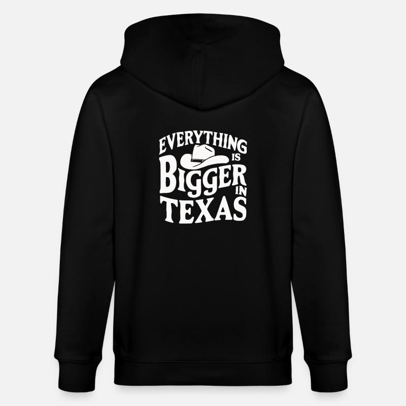 État du Texas Texans Texas - Veste à capuche bio CULTIVATOR Stanley/Stella Unisexe - noir
