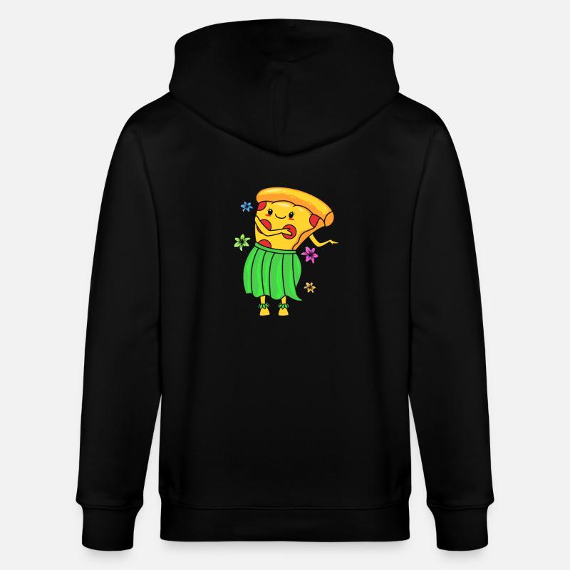 Pizza Hawaii - Stanley/Stella Unisex Bio-Kapuzenjacke CULTIVATOR  - Schwarz