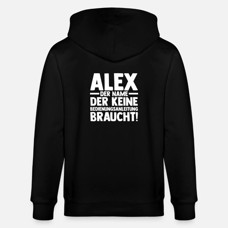 Alexander Alexandra Alexa Alex - Stanley/Stella Unisex Bio-Kapuzenjacke CULTIVATOR  - Schwarz