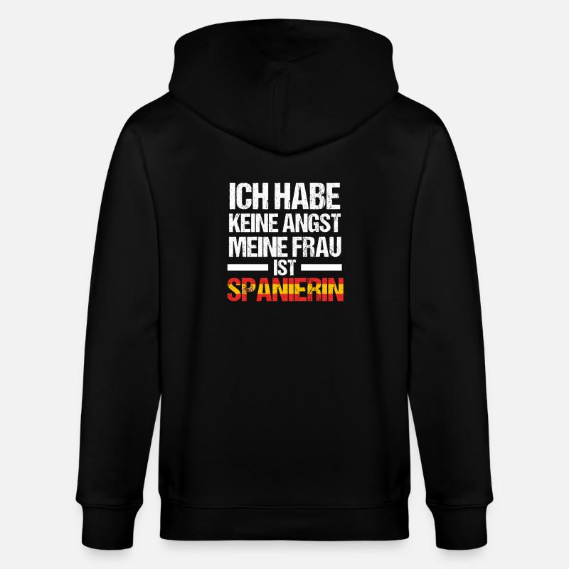 Spanier Spanien - Stanley/Stella Unisex Bio-Kapuzenjacke CULTIVATOR - Schwarz