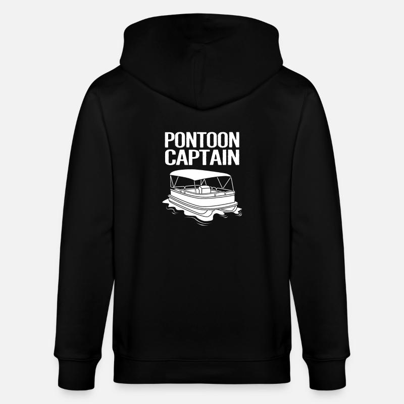 Bateau ponton Bateau Bateaux - Veste à capuche bio CULTIVATOR Stanley/Stella Unisexe - noir