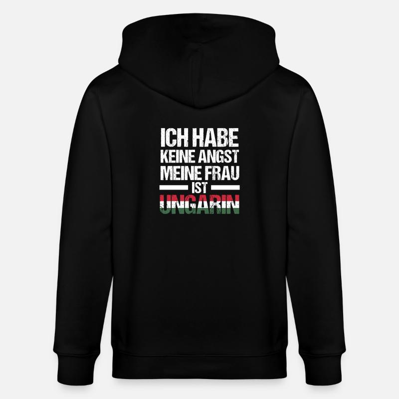 Magyars Hongrie - Veste à capuche bio CULTIVATOR Stanley/Stella Unisexe - noir