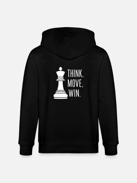Chess Chess Player - Stanley/Stella CULTIVATOR  Unisex Organic Hooded Jacket - black
