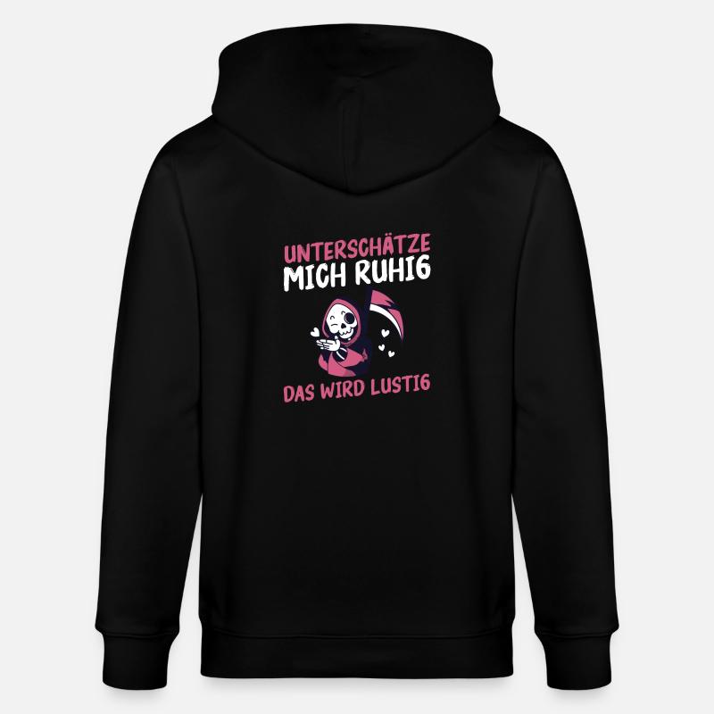 Sous-estimez-moi, ça va être drôle - Veste à capuche bio CULTIVATOR Stanley/Stella Unisexe - noir