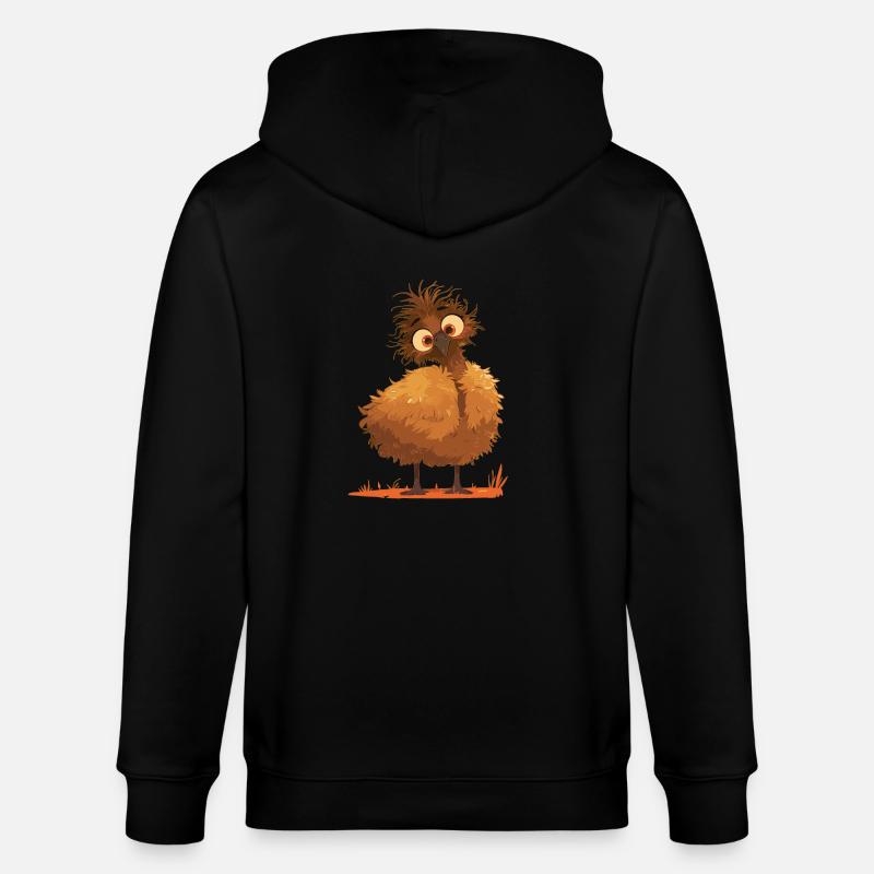 Emus Emu - Veste à capuche bio CULTIVATOR Stanley/Stella Unisexe - noir