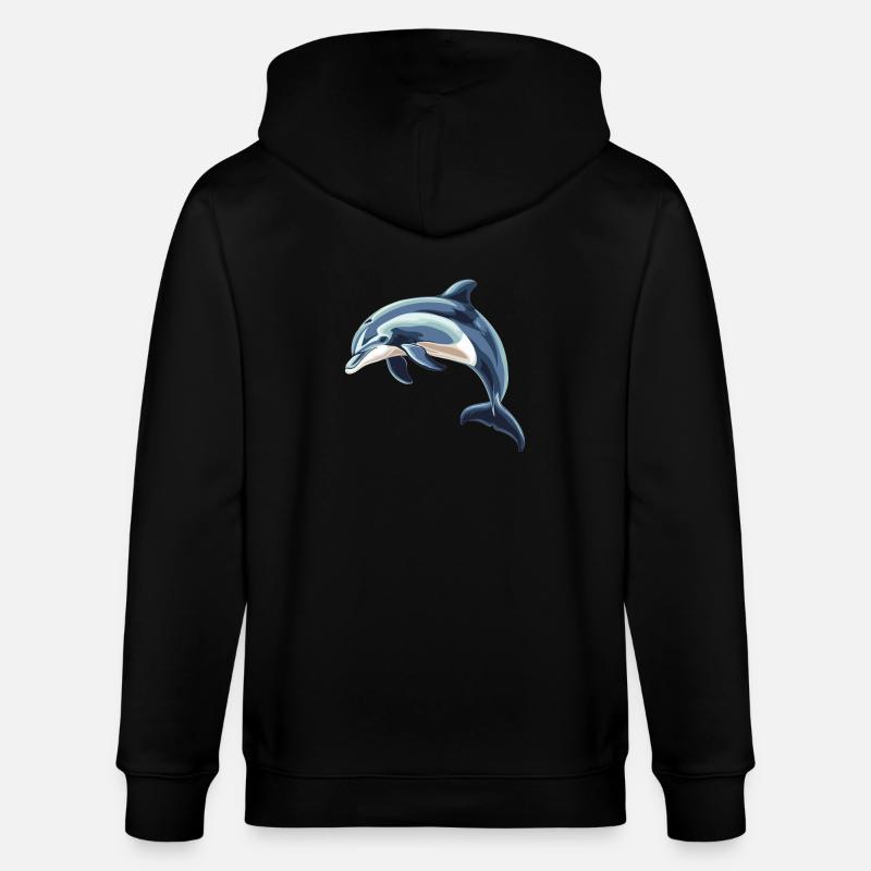 Dauphin Dauphins Dauphin - Veste à capuche bio CULTIVATOR Stanley/Stella Unisexe - noir