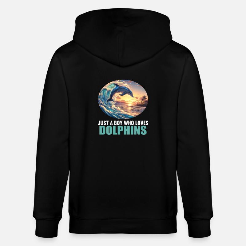 Dauphin Dauphins Dauphin - Veste à capuche bio CULTIVATOR Stanley/Stella Unisexe - noir