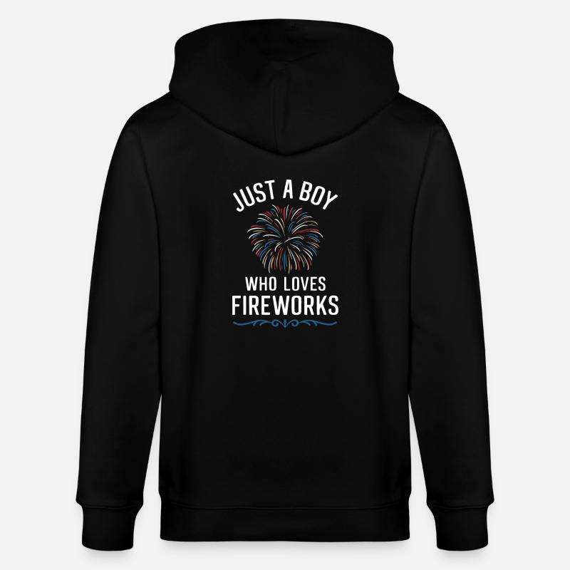 Pyrotechnics Fireworks Pyrotechnics - Stanley/Stella CULTIVATOR Unisex Organic Hooded Jacket - black