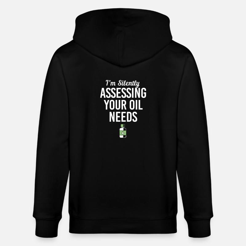 Ätherisches Öl - Stanley/Stella Unisex Bio-Kapuzenjacke CULTIVATOR  - Schwarz