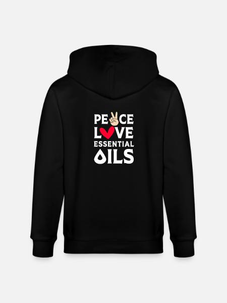 Essential oil - Stanley/Stella CULTIVATOR Unisex Organic Hooded Jacket - black