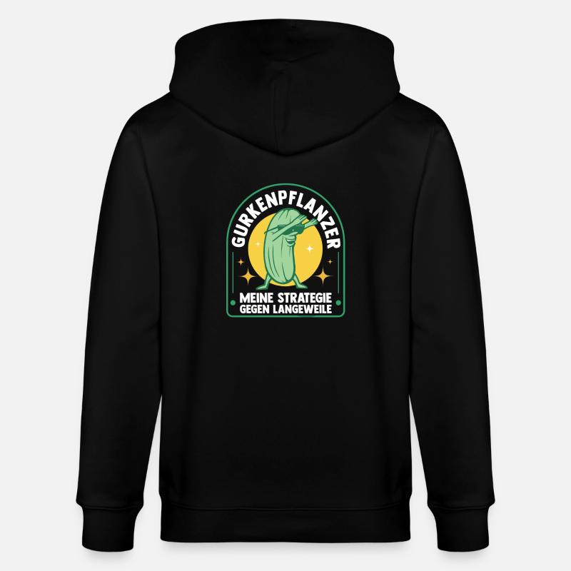 Jardinier Concombre Jardin fermier - Veste à capuche bio CULTIVATOR Stanley/Stella Unisexe - noir