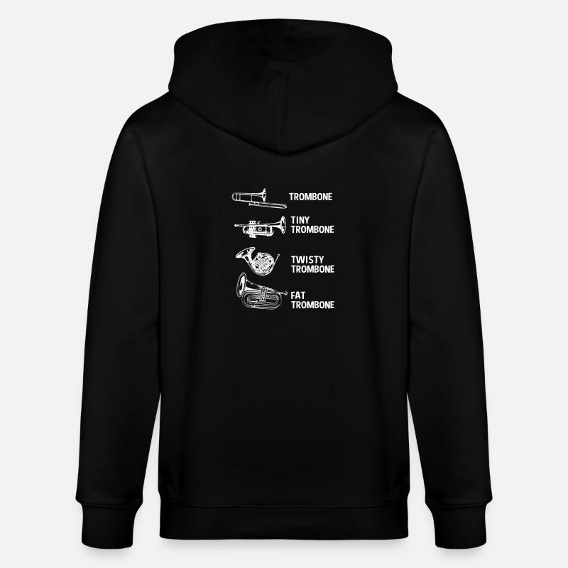 Posaune - Stanley/Stella Unisex Bio-Kapuzenjacke CULTIVATOR  - Schwarz