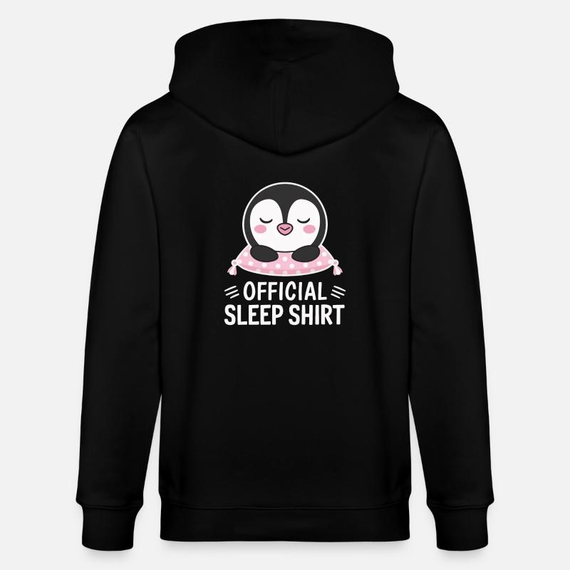 Pingouin Pingouin Animal - Veste à capuche bio CULTIVATOR Stanley/Stella Unisexe - noir