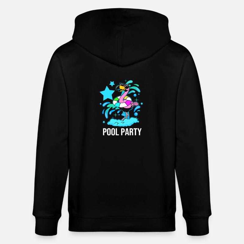 Pool Party - Stanley/Stella Unisex Bio-Kapuzenjacke CULTIVATOR  - Schwarz