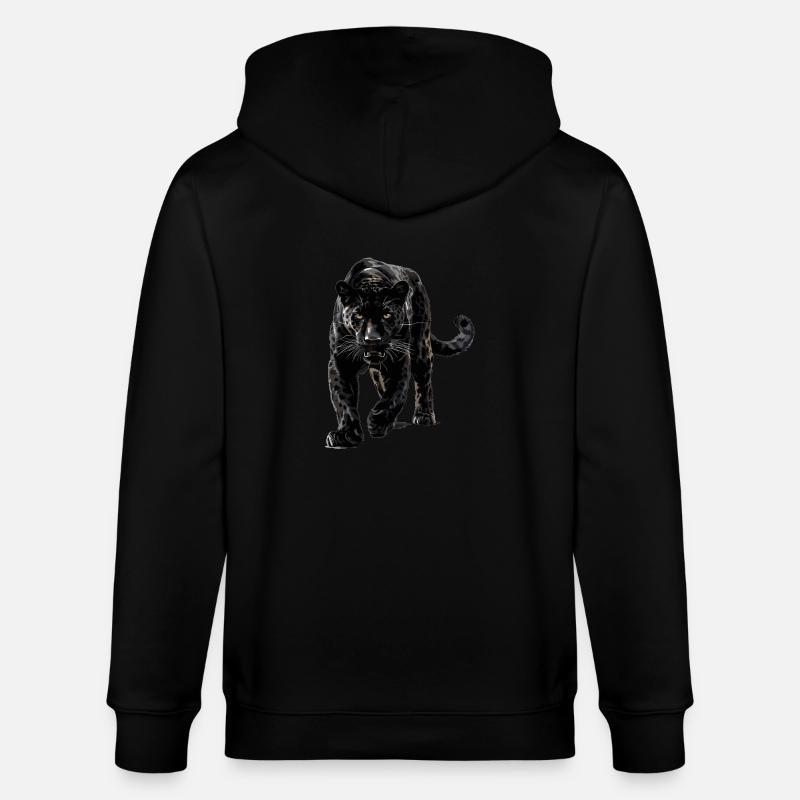 Panthères Panthère - Veste à capuche bio CULTIVATOR Stanley/Stella Unisexe - noir