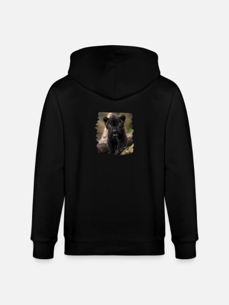 Panthers Panther - Stanley/Stella CULTIVATOR Unisex Organic Hooded Jacket - black