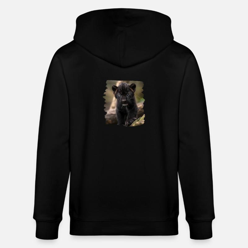 Panthers Panther - Stanley/Stella Unisex Bio-Kapuzenjacke CULTIVATOR  - Schwarz