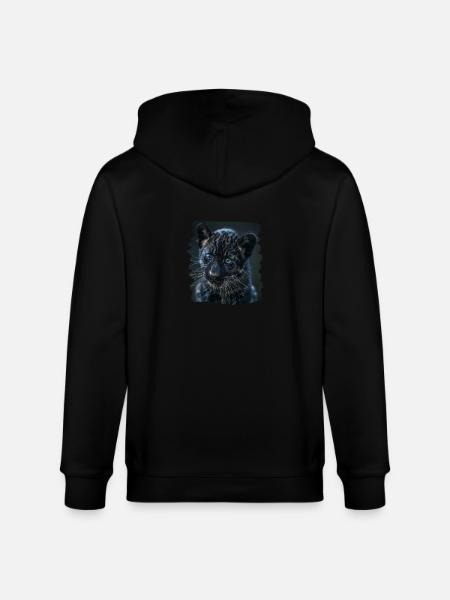Panthers Panther - Stanley/Stella CULTIVATOR Unisex Organic Hooded Jacket - black