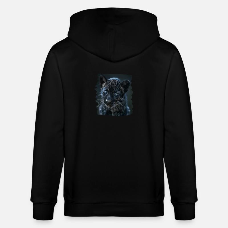 Panthers Panther - Stanley/Stella Unisex Bio-Kapuzenjacke CULTIVATOR  - Schwarz