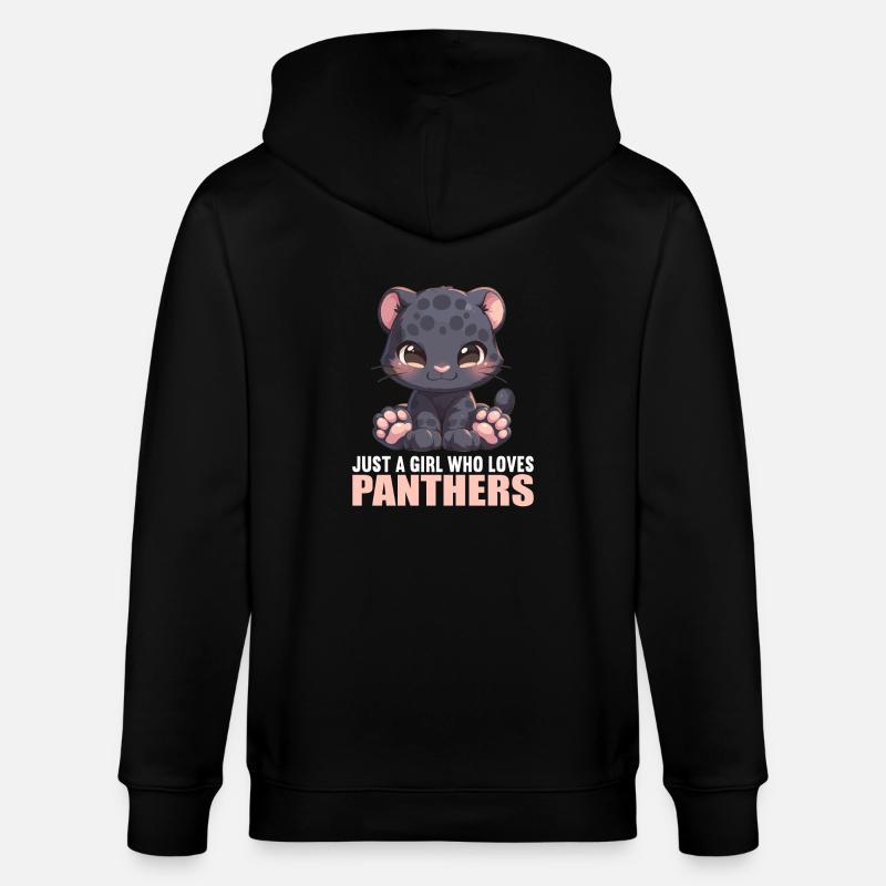 Panthères Panthère - Veste à capuche bio CULTIVATOR Stanley/Stella Unisexe - noir