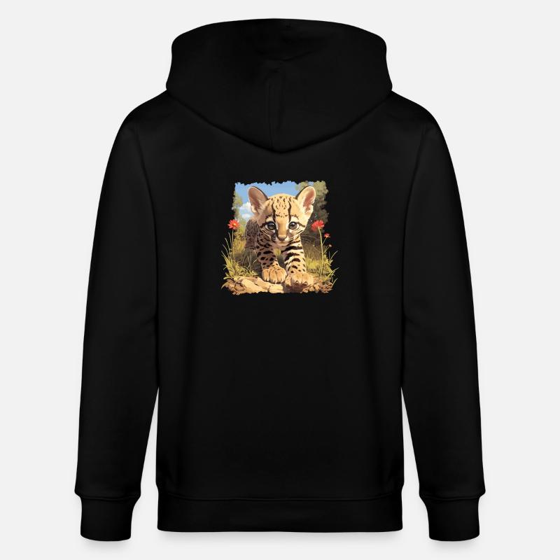 Ocelots Ocelot - Veste à capuche bio CULTIVATOR Stanley/Stella Unisexe - noir