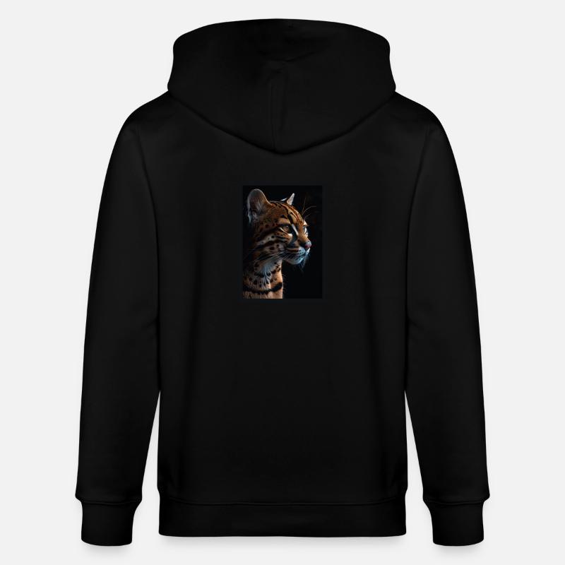 Ocelots Ocelot - Veste à capuche bio CULTIVATOR Stanley/Stella Unisexe - noir