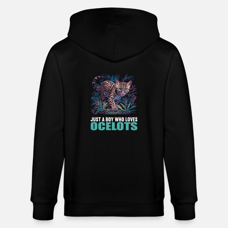 Ocelots Ocelot - Veste à capuche bio CULTIVATOR Stanley/Stella Unisexe - noir