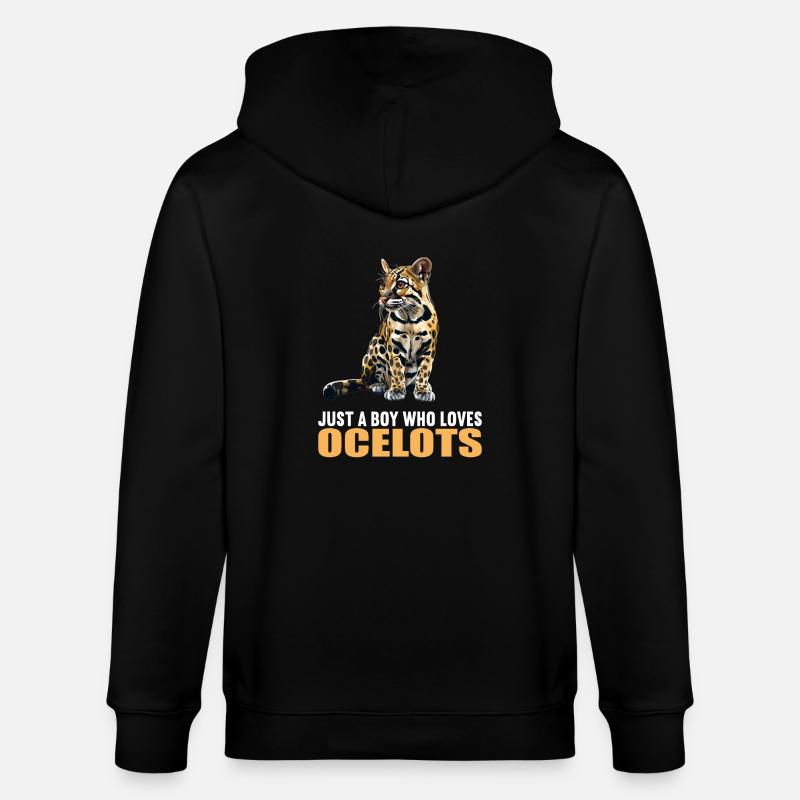 Ocelots Ocelot - Stanley/Stella Unisex Bio-Kapuzenjacke CULTIVATOR  - Schwarz