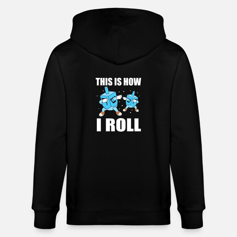 Hanoucca - Veste à capuche bio CULTIVATOR Stanley/Stella Unisexe - noir