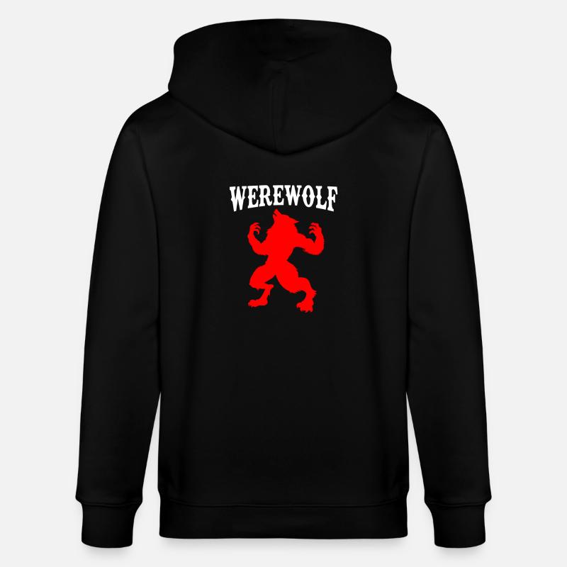 Werwolf - Stanley/Stella Unisex Bio-Kapuzenjacke CULTIVATOR - Schwarz