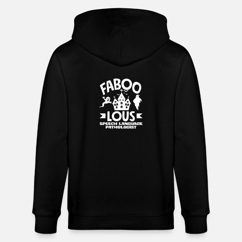 Faboolous Speech Language Pathologist - Stanley/Stella CULTIVATOR Unisex Organic Hooded Jacket - black