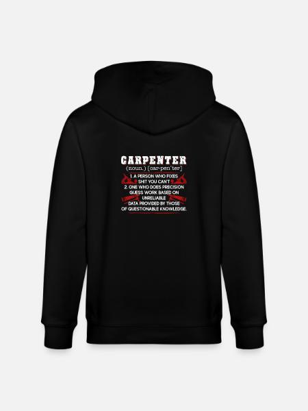 Carpenter Carpenter Definition - Stanley/Stella CULTIVATOR Unisex Organic Hooded Jacket - black