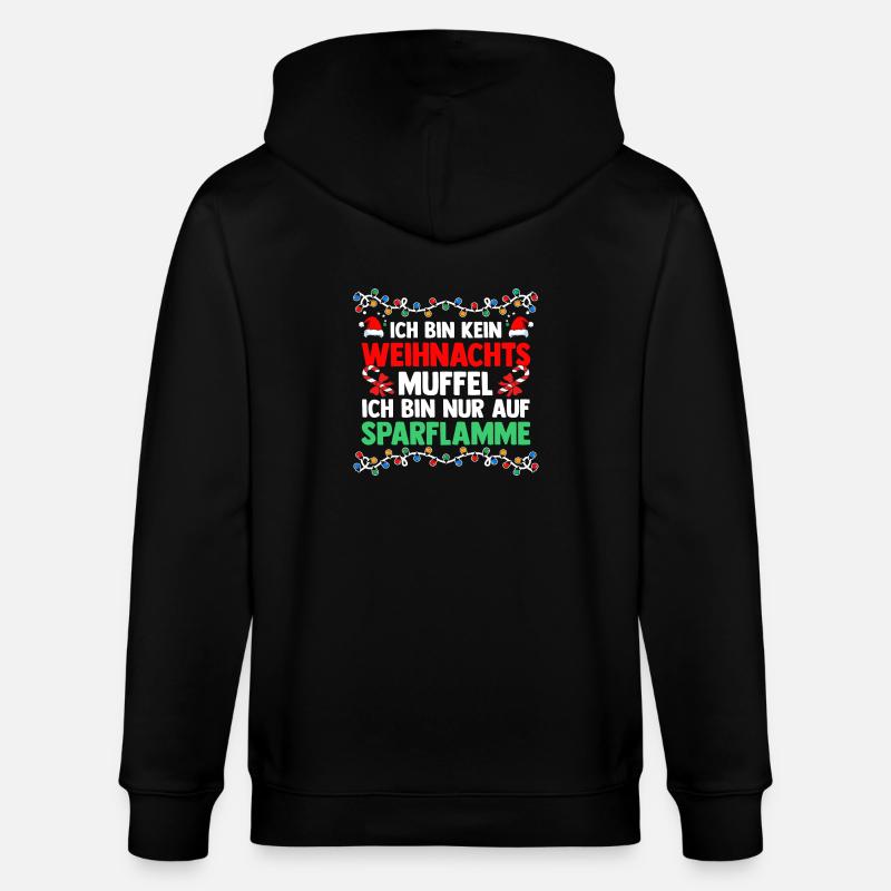 Père Noël Noël Noël - Veste à capuche bio CULTIVATOR Stanley/Stella Unisexe - noir