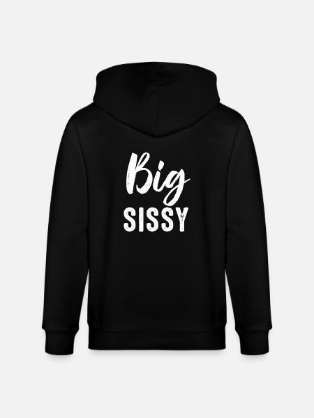 Family Big Sister - Stanley/Stella CULTIVATOR  Unisex Organic Hooded Jacket - black