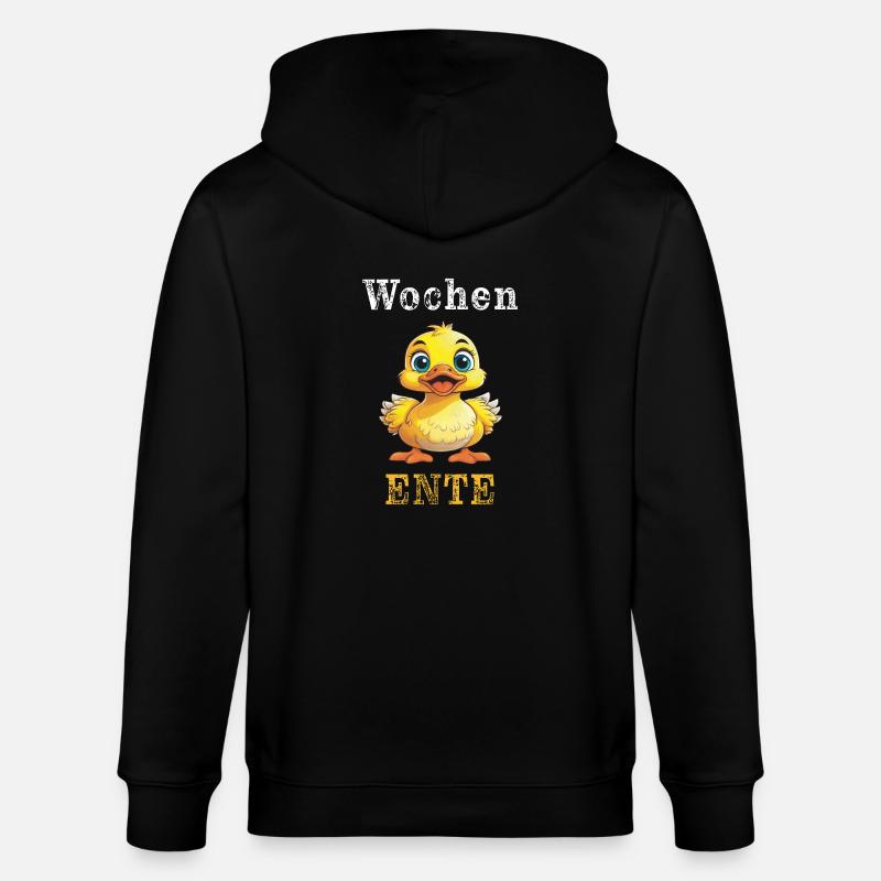Wochen Ente - Stanley/Stella Unisex Bio-Kapuzenjacke CULTIVATOR - Schwarz