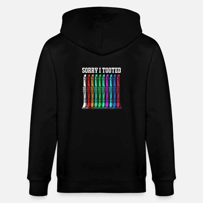 Klarinette - Stanley/Stella Unisex Bio-Kapuzenjacke CULTIVATOR  - Schwarz
