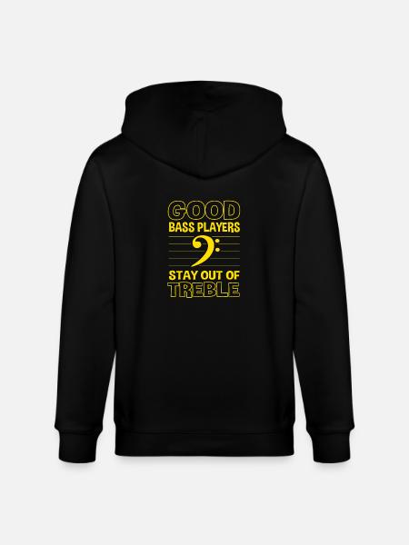Clarinet - Stanley/Stella CULTIVATOR Unisex Organic Hooded Jacket - black