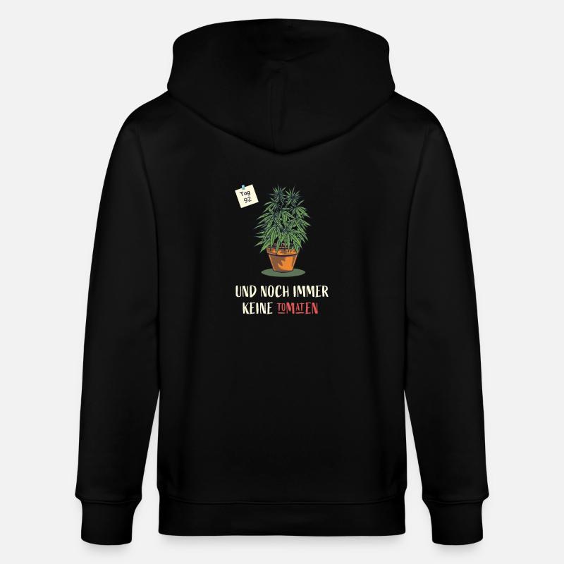 Cannabis - Stanley/Stella Unisex Bio-Kapuzenjacke CULTIVATOR  - Schwarz